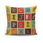 Aberto Design Funda de Cojín Multicolor 43 x 43 cm